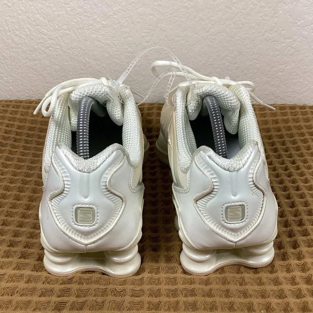 NEW Nike Shox TL Pearl White Womens Sz 9.5 Y2k Style Sneakers IH5075-219